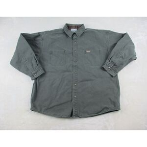 Carhartt Jacket Mens Extra Large‎ Green Flannel Lined 596M05 Heavy Barn Coat*